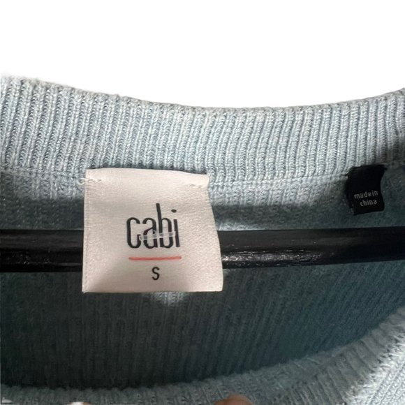 CAbi Blue Swing Knit Sweater Small - Picture 3 of 7